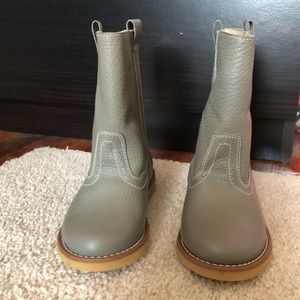 Girls ankle leather boots